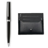 SET ROLLERBALL PEN PIX + CARD HOLDER 6 CC, BLACK 137793