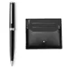 SET ROLLERBALL PEN PIX + CARD HOLDER 6 CC, BLACK 137793