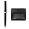 SET ROLLERBALL PEN PIX + CARD HOLDER 6 CC, BLACK 137793