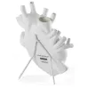 WHITE HEART VASE 25 CM, LOVE IN BLOOM