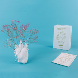 VASO CUORE 25 CM, LOVE IN BLOOM