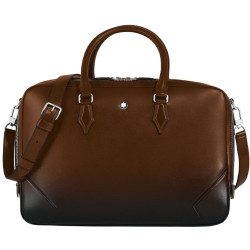 LARGE DOCUMENT CASE, BROWN...