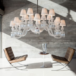 16 LIGHTS CHANDELIER, ELLIPSE 2608761