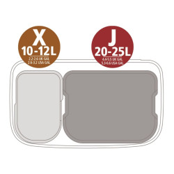 BO TOUCH BIN, 11 + 23 LT