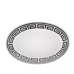 34 CM OVAL TRAY, LABIRINTO