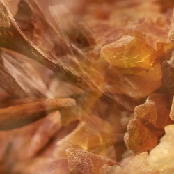 AMBER SCENTED CANDLE, ONYX VASE