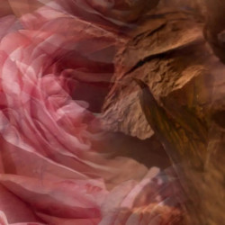 CANDELA ARREDO ROSA TABACCO, VASO ONICE