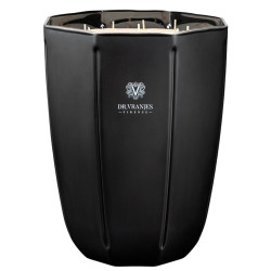 ROSA E TOBACCO SCENTED CANDLE, ONYX VASE