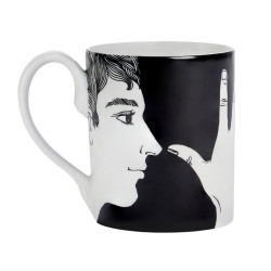 MARAMEO MUG, BLACK AND WHITE
