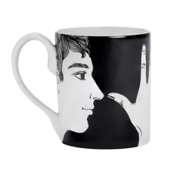 MARAMEO MUG, BLACK AND WHITE