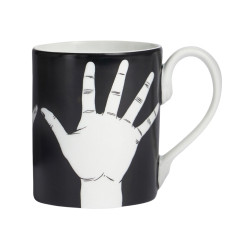 MARAMEO MUG, BLACK AND WHITE