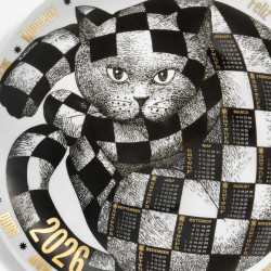 WALL PLATE 23 CM, CAT CALENDAR 2026