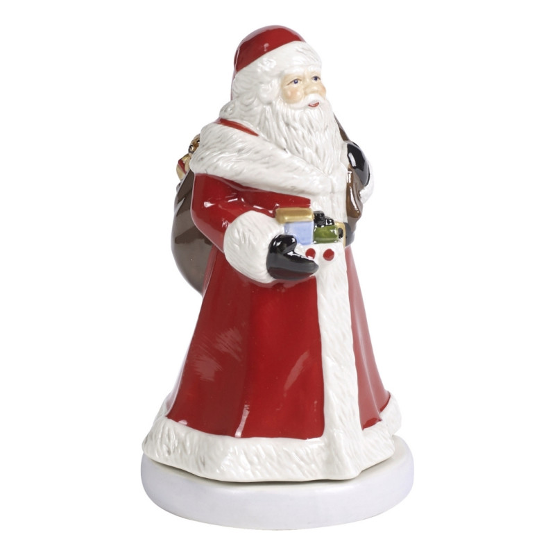 TURNING SANTA MUSIC FIGURINE, 1486406302