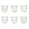 SET OF 6 LIQUOR GLASSES, LOLLIPOP LOL0011/01