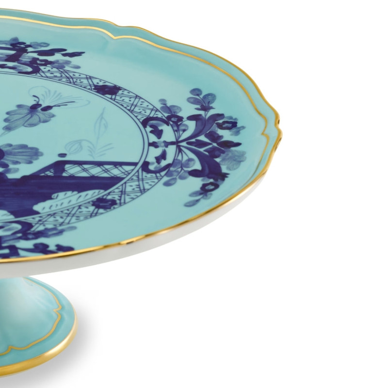 CAKE STAND WITH FOOT 30 CM, ORIENTE ITALIANO