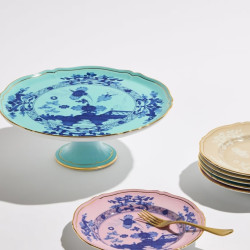 CAKE STAND WITH FOOT 30 CM, ORIENTE ITALIANO