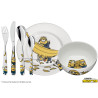 6 PIECES KIDS TABLE SET, MINIONS