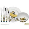 6 PIECES KIDS TABLE SET, MINIONS