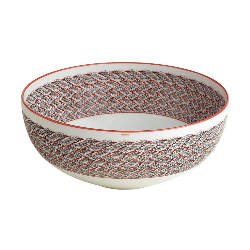 SALAD BOWL 24 CM, TRESSAGES EQUESTRES 057028P