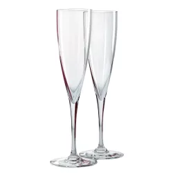 SET OF 2 FLUTE GLASSES, DOM...