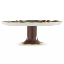 CAKE STAND WITH FOOT 30 CM, ORIENTE ITALIANO