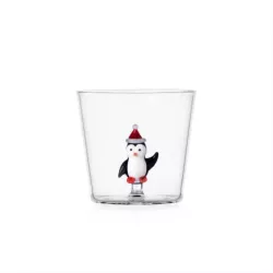 PENGUIN GLASS WITH...