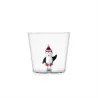 PENGUIN GLASS WITH CHRISTMAS HAT, CHRISTMAS TALES 0935209519