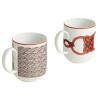 SET OF 2 MUGS n.1 + n.2, TRESSAGES EQUESTRES 57231P
