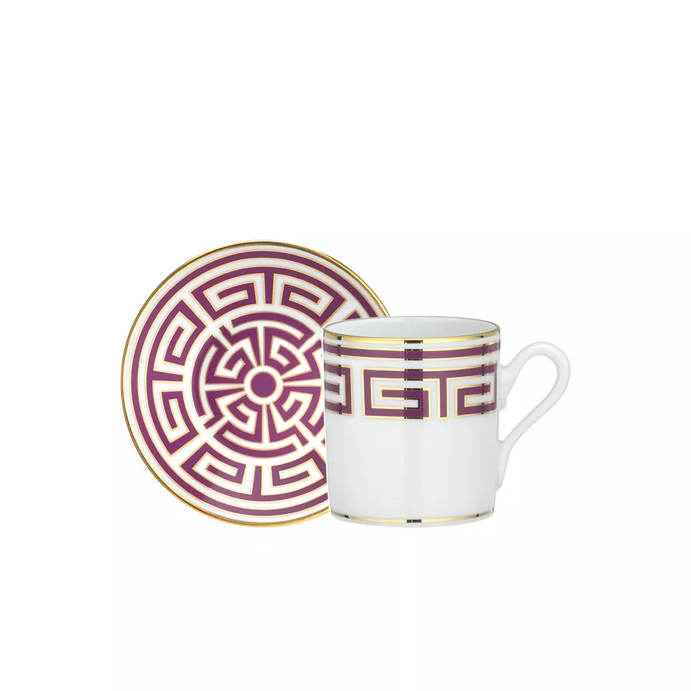 TAZZA CAFFE CON PIATTINO, LABIRINTO