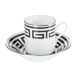TAZZA CAFFE CON PIATTINO, LABIRINTO