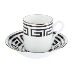 TAZZA CAFFE CON PIATTINO, LABIRINTO
