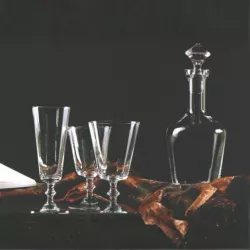 18/64 PITCHER, OPTICAL MURANO GLASS