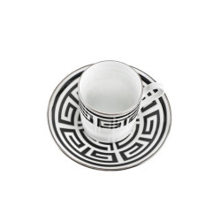 TAZZA CAFFE CON PIATTINO, LABIRINTO