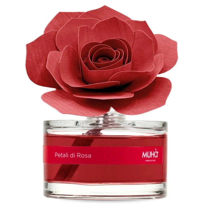 DIFFUSORE AMBIENTE ROSA, PETALI DI ROSA
