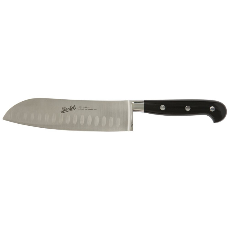 SANTOKU KNIFE 18 CM, BLACK ADHOC