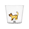 TUMBLER AMBER CAT WHITE STRIPES, 935209095