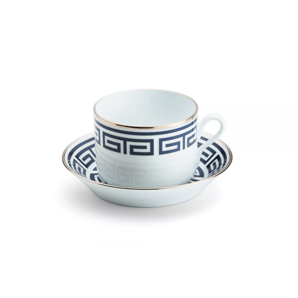 TAZZA TE CON PIATTINO, LABIRINTO