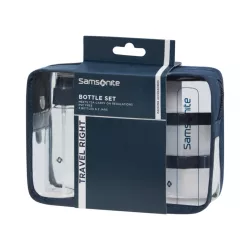 BLUE TRAVEL BOTTLES SET...