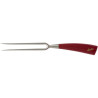ELEGANCE RED CARVING FORK 18 CM KEL1CF18SRRBL