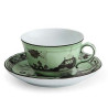 TEA CUP WITH SAUCER, ORIENTE ITALIANO