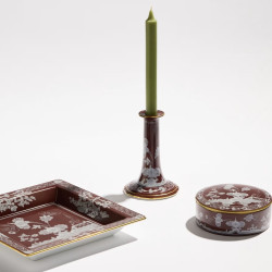 PORCELAIN CANDLE HOLDER, ORIENTE ITALIANO