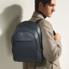 MEDIUM TWEED BLUE BACKPACK 220335 SARTORIAL