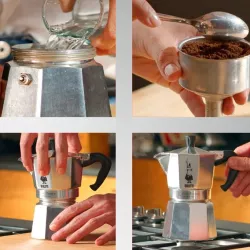 CAFFETTIERA MOKA EXPRESS, ALLUMINIO