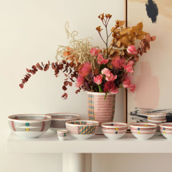 SALAD BOWL 24 CM, TRESSAGES EQUESTRES 057028P