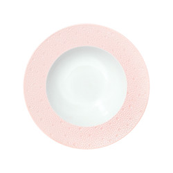 DEEP PLATE 22 CM ECUME ROSE...