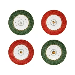 SET 4 PIATTINI 21CM NATALE...