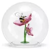 GLASS SPHERE WITH BEE & FLOWER, IDYLLIA 5721549