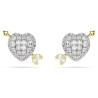 IDYLLIA HEART STUD EARRINGS, WHITE 5737298