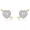IDYLLIA HEART STUD EARRINGS, WHITE 5737298