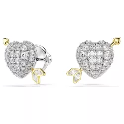 IDYLLIA HEART STUD EARRINGS, WHITE 5737298